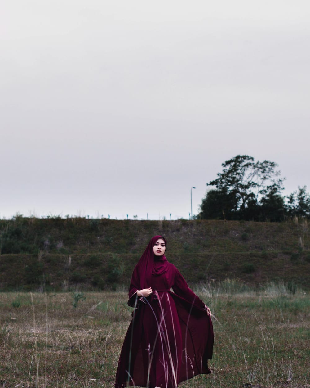 Satin*Crepe Classic Abaya