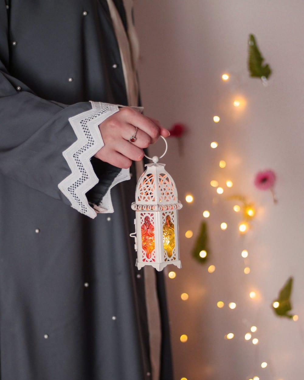 Tulip wide squared sleeves abaya